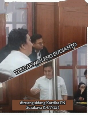 Diduga Hakim Obral Putusan Terdakwa Leng Budianto Halim Pelaku Penipuan Di Vonis Cuman 4 Bulan Penjara.